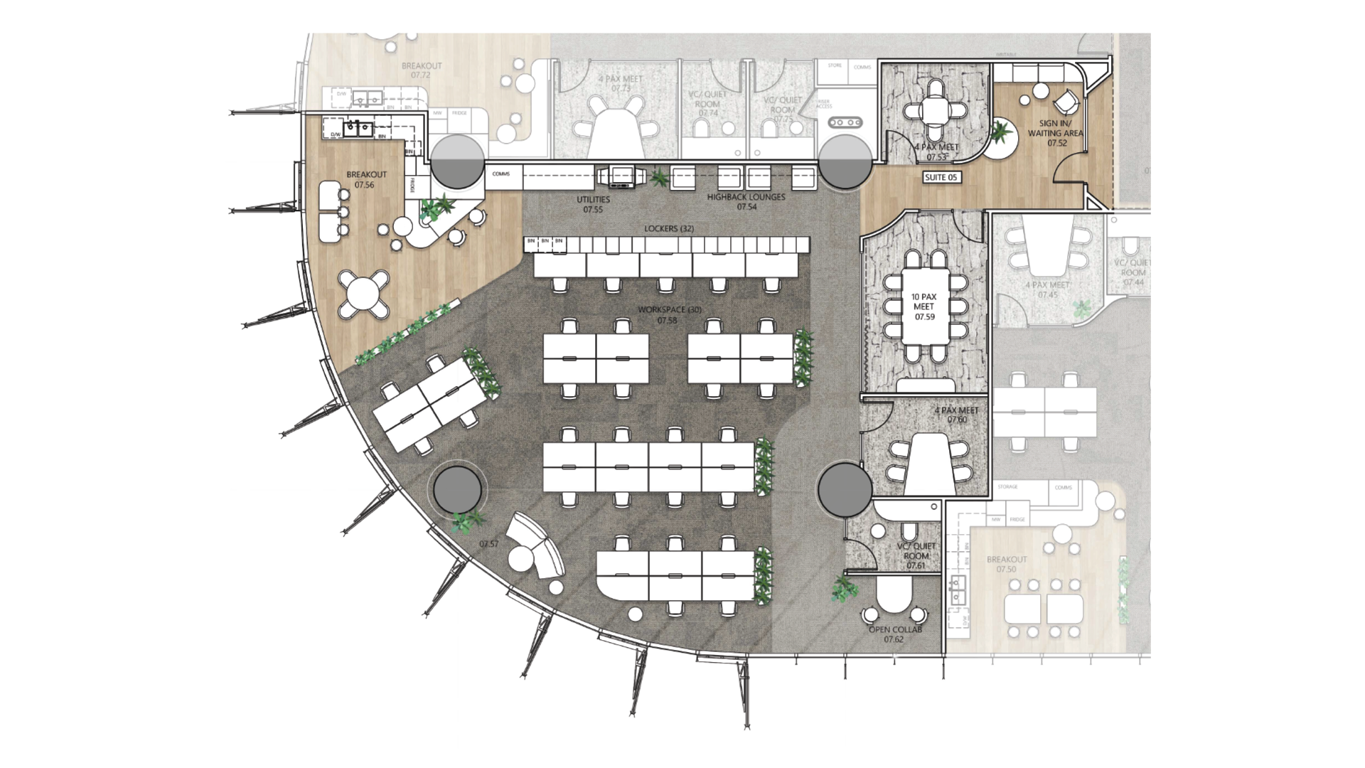 Tower One 7.05 Floorplan