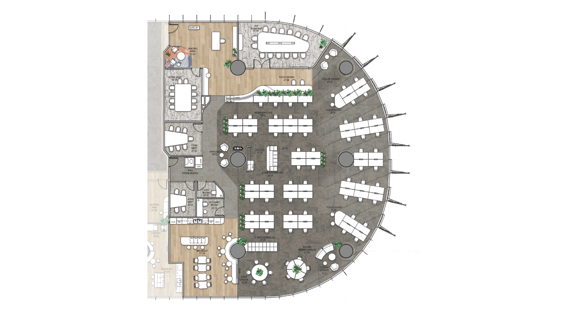 Tower One 7.01 Floorplan