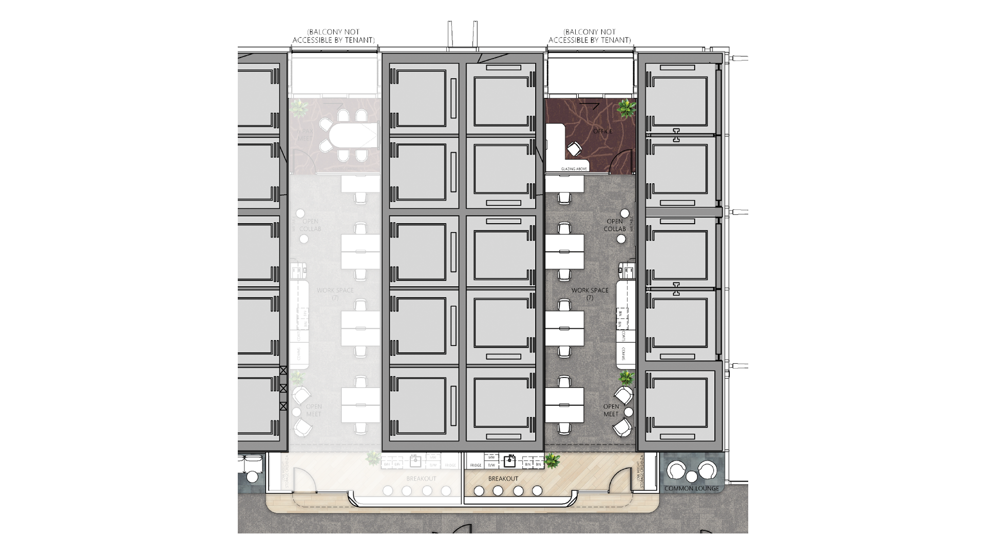 Tower One Suite 6.08 Floorplan